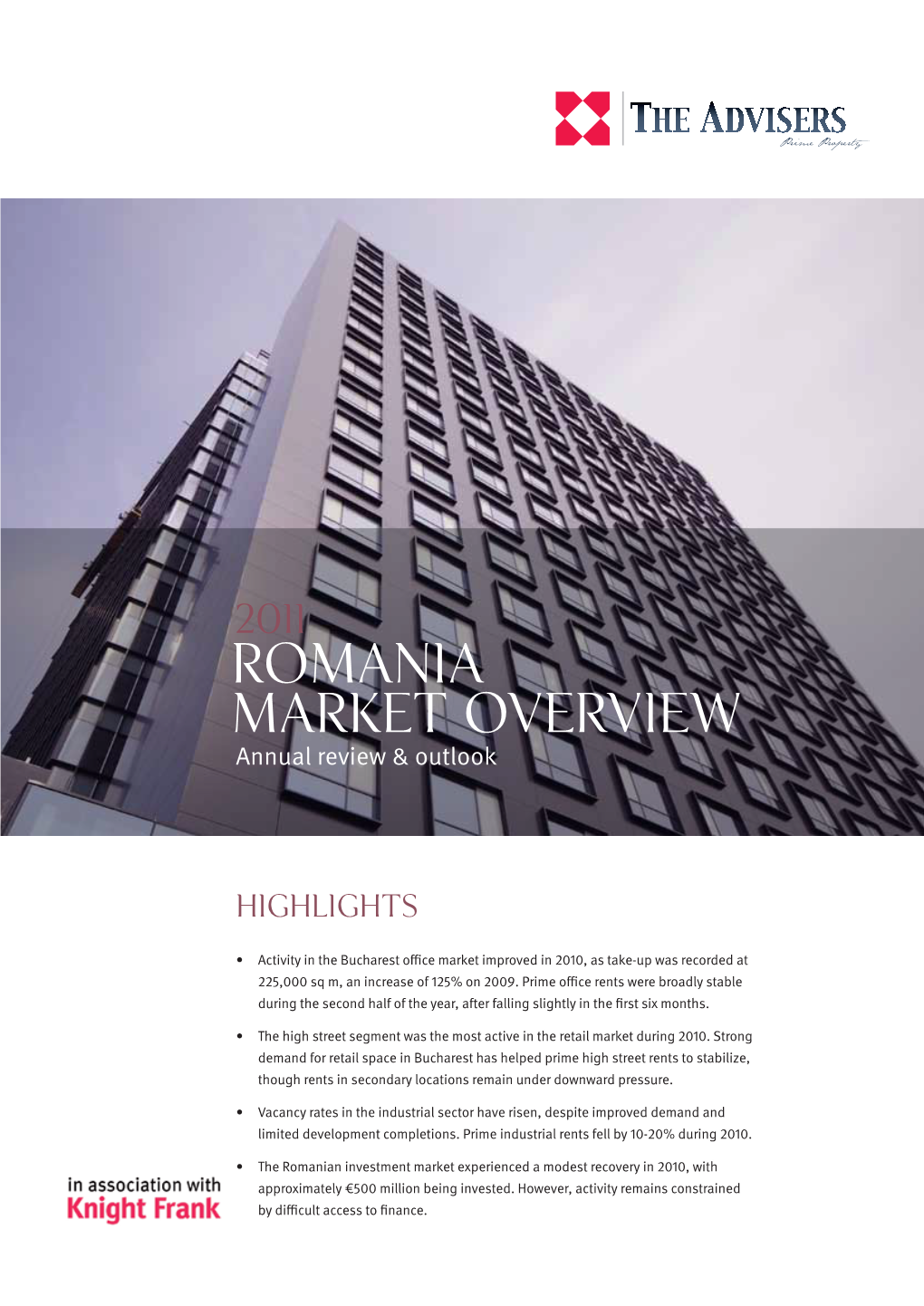 Romania MARKET Overview Annual Review & Outlook