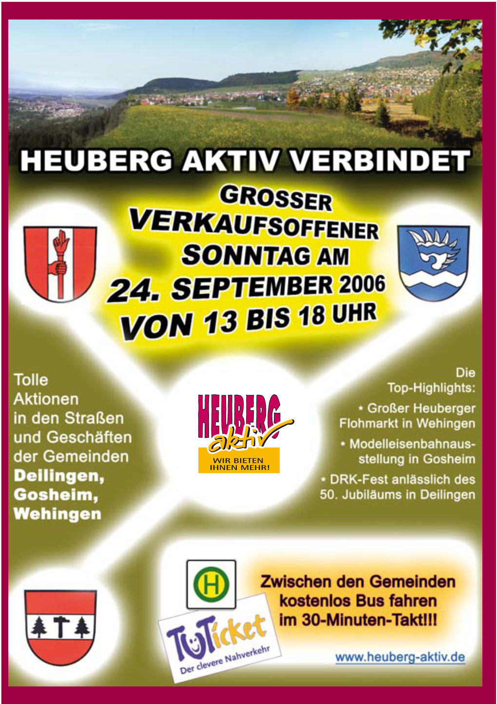 Verkaufsoffener Sonntag in Deilingen, Gosheim Und Wehingen