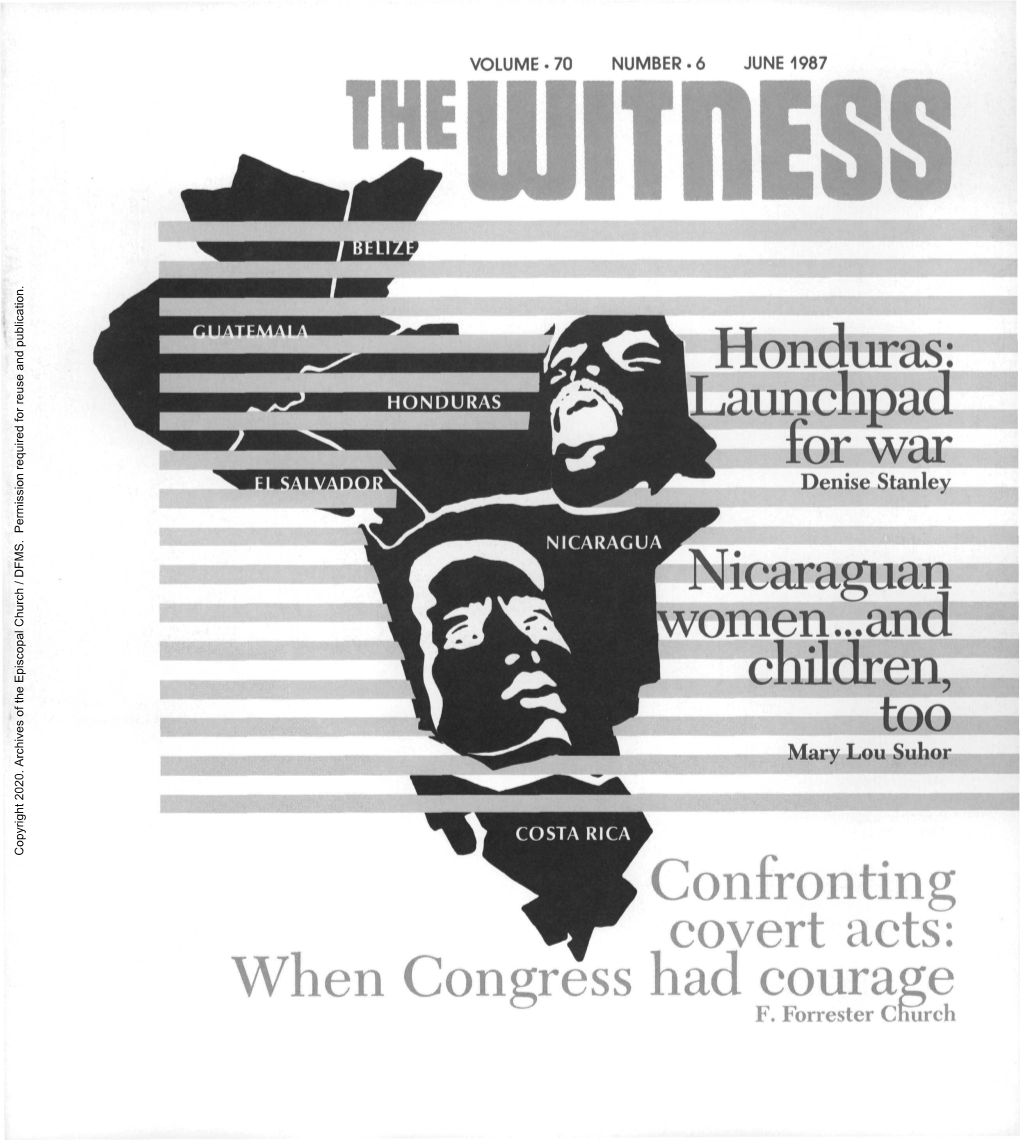 1987 the Witness, Vol. 70, No. 6. June 1987