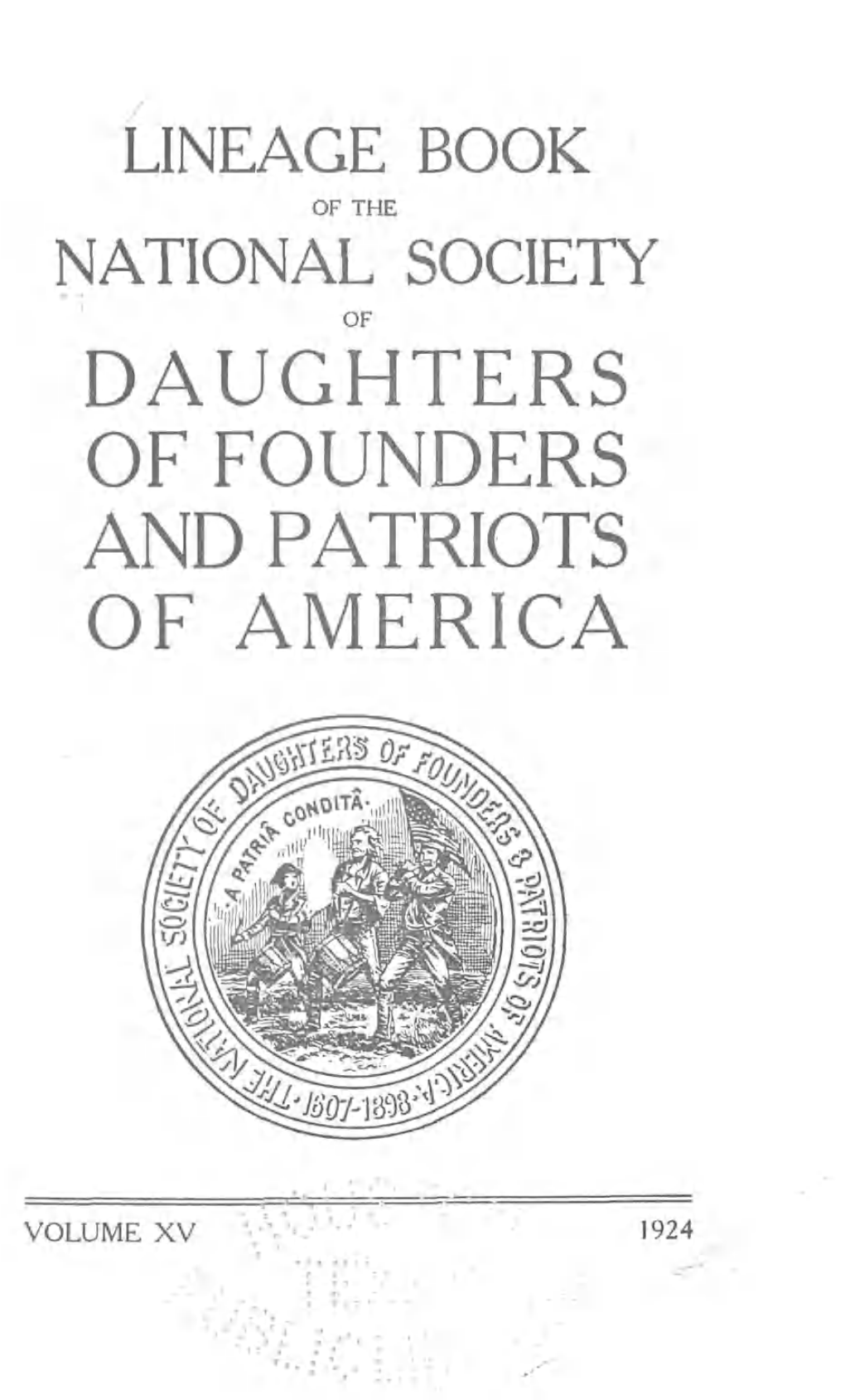 Daughters of Founders and Patriots of America