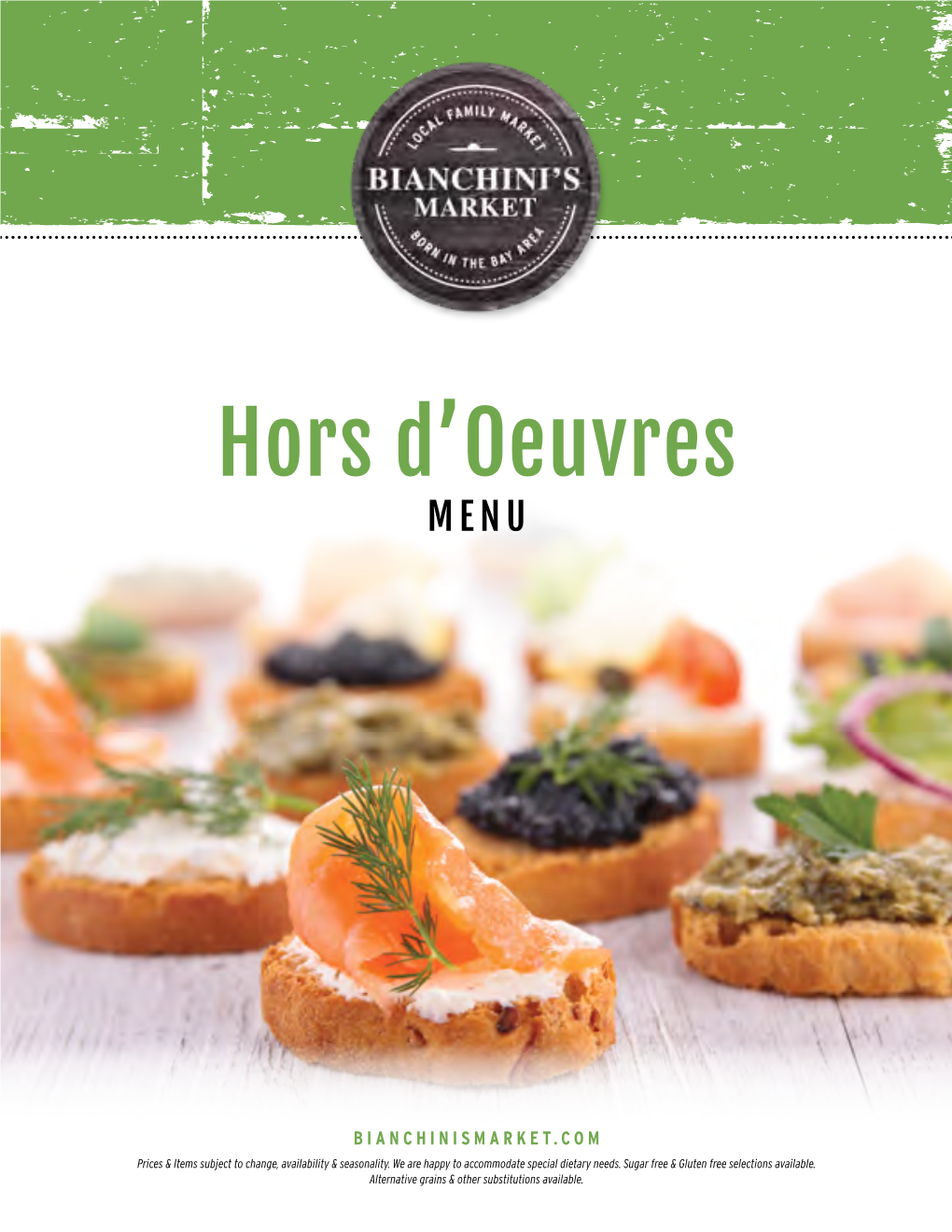 Hors D'oeuvres