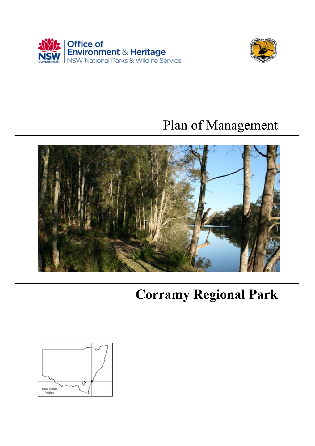 Plan of Management Corramy Regional Park