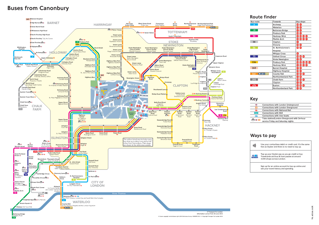 Buses from Canonbury