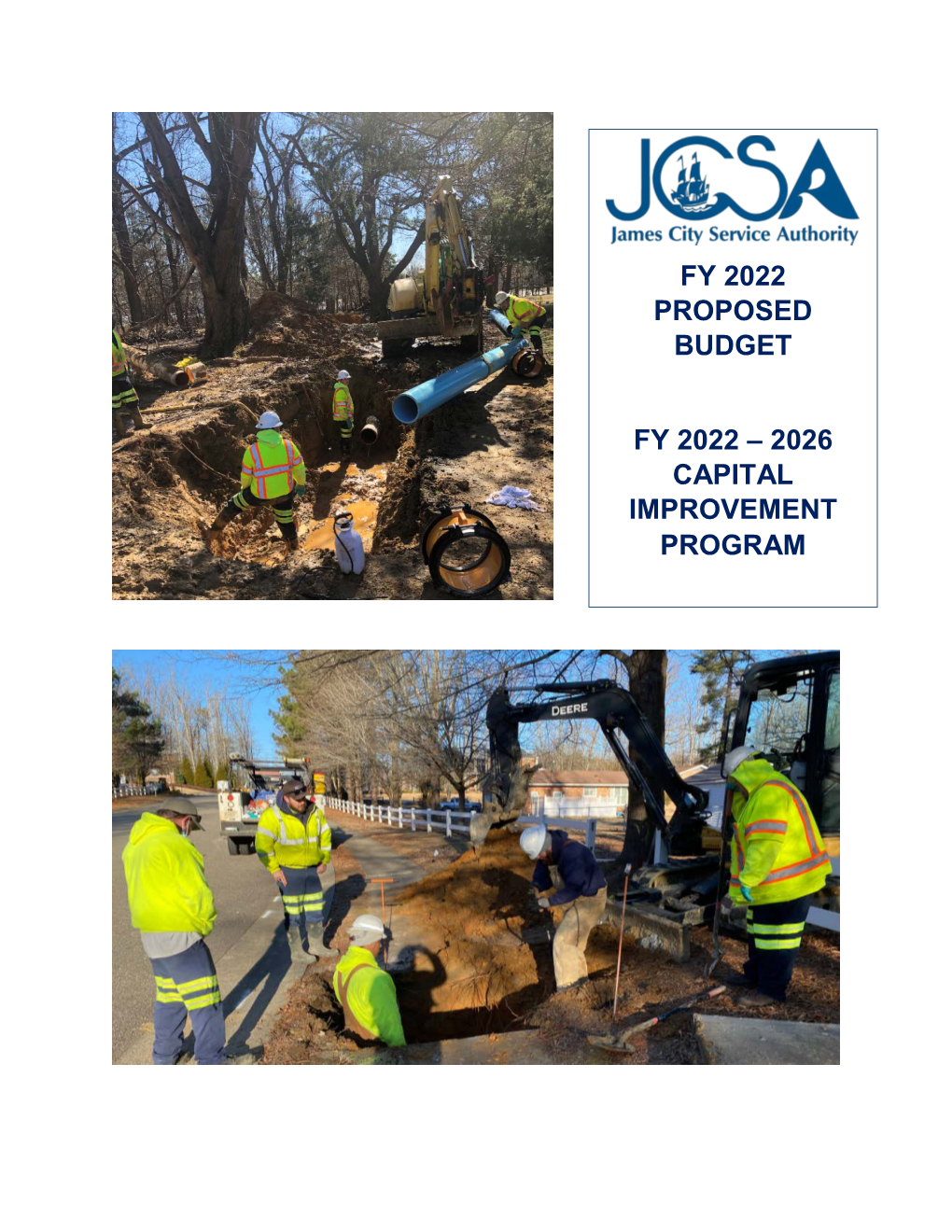 FY2022 JCSA Proposed Budget