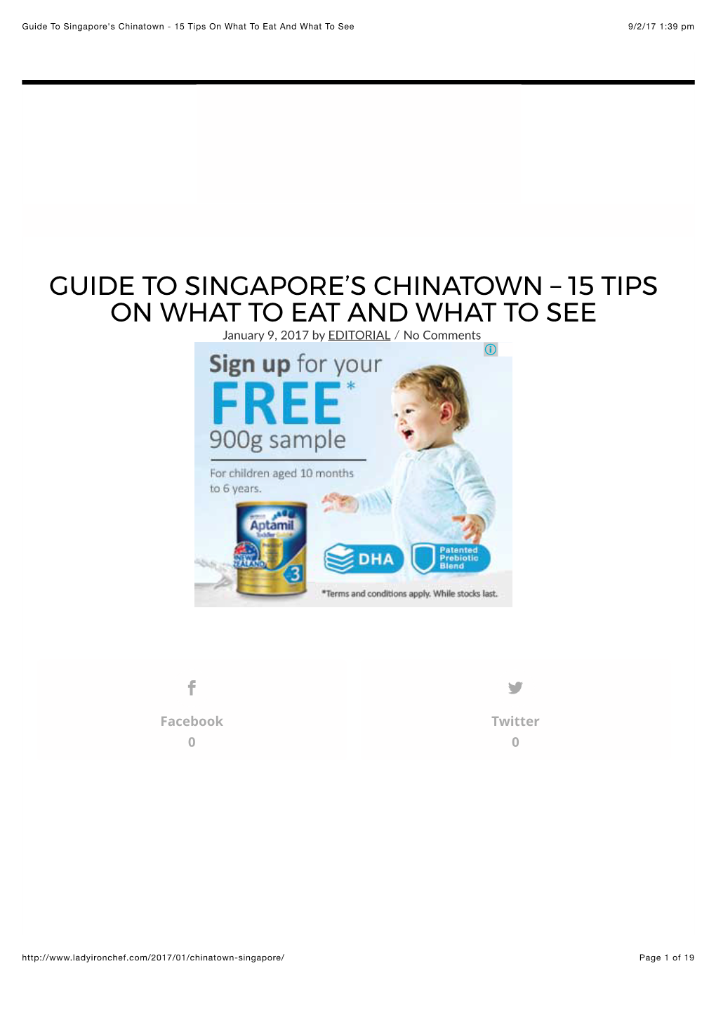 Guide to Singapore's Chinatown - 15 Tips on What to Eat and What to See 9/2/17 1:39 Pm