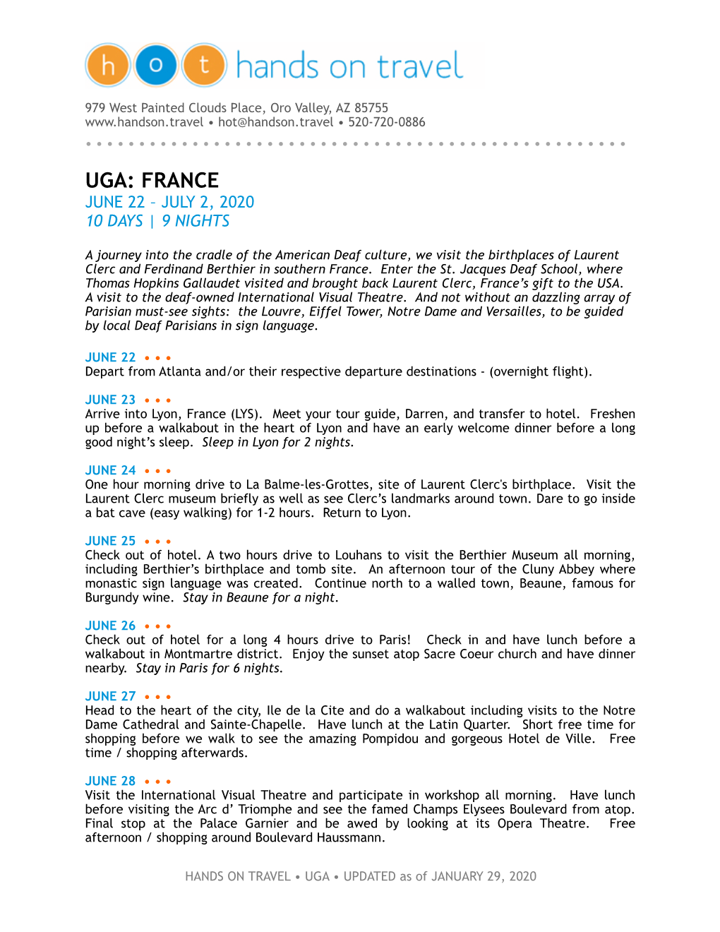2020 UGA France Updated