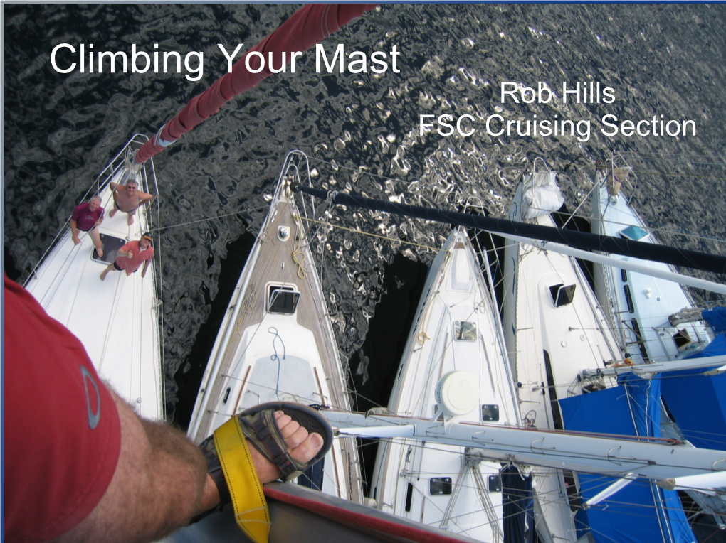 Climbing Your Mast Rob Hills FSC Cruising Section