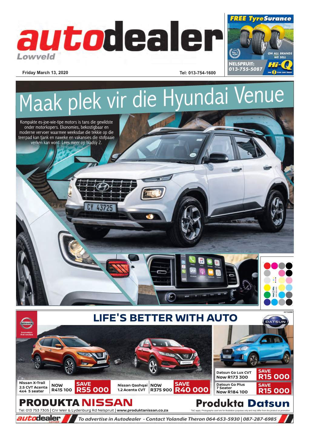 Maak Plek Vir Die Hyundai Venue Kompakte Es-Joe-Wie-Tipe Motors Is Tans Die Gewildste Onder Motorkopers