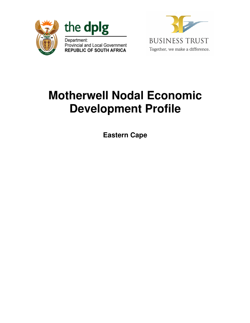 Motherwell Nodal Economic Development Profile