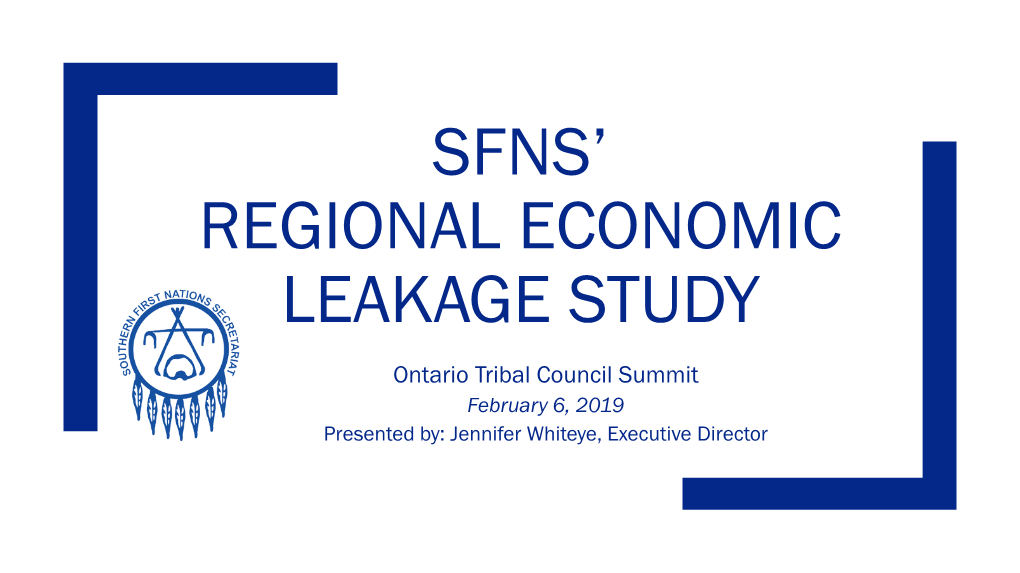 Regional Economic Leakage Study