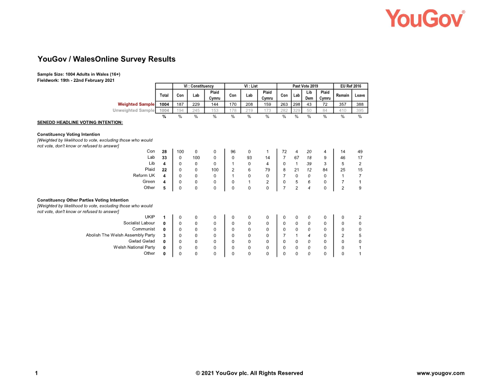 Survey Report