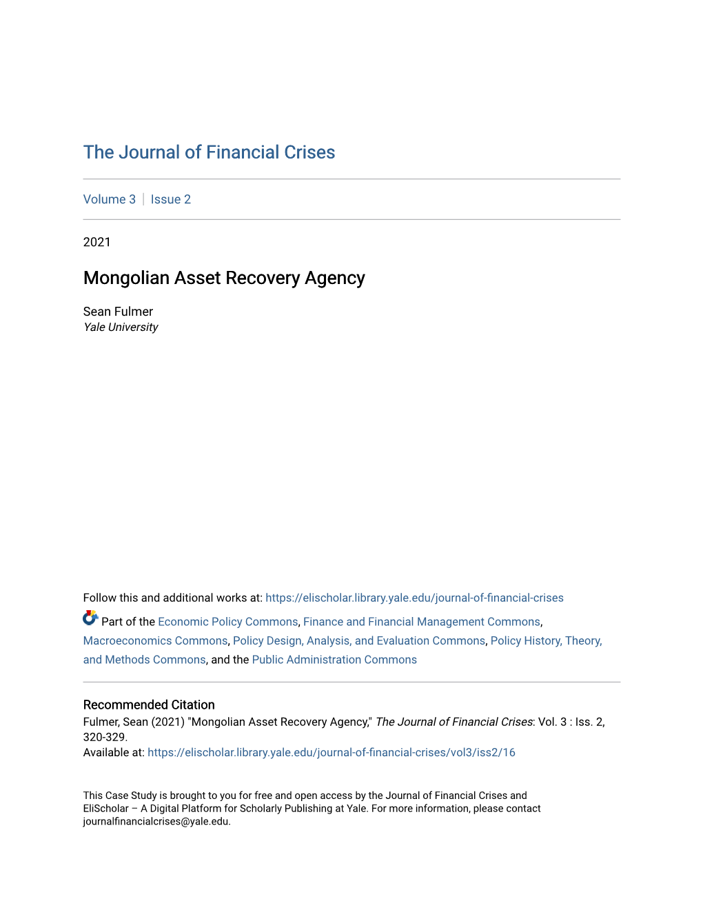 Mongolian Asset Recovery Agency