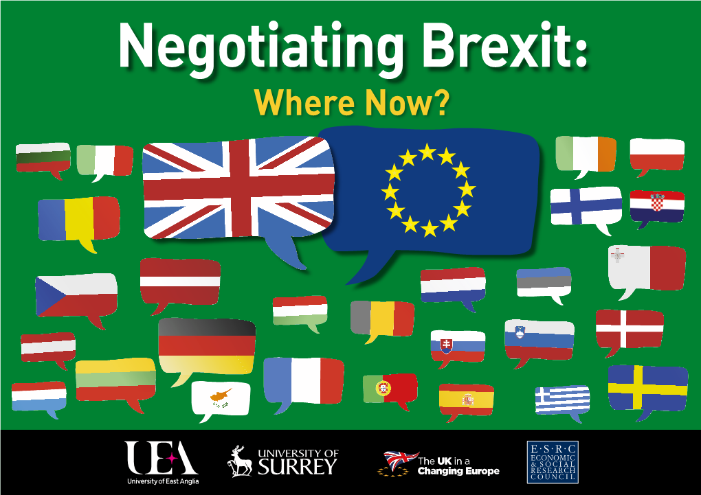 Negotiating Brexit: Where Now?