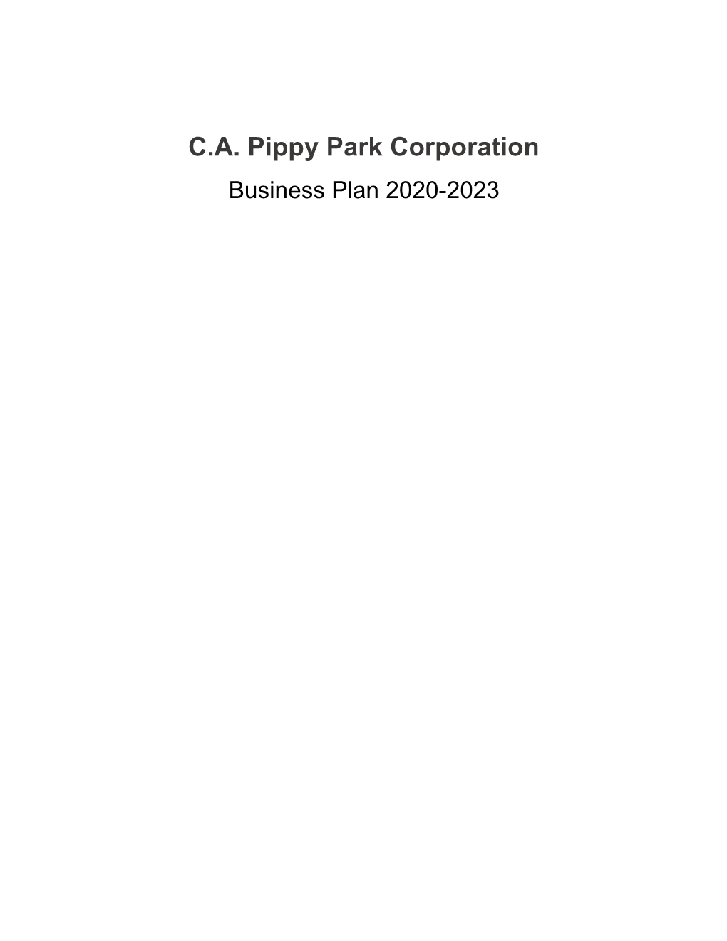 CA Pippy Park Corporation