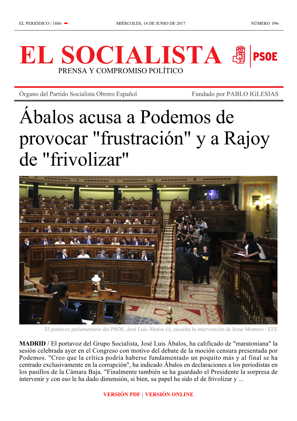 El Socialista Prensa Y Compromiso Político