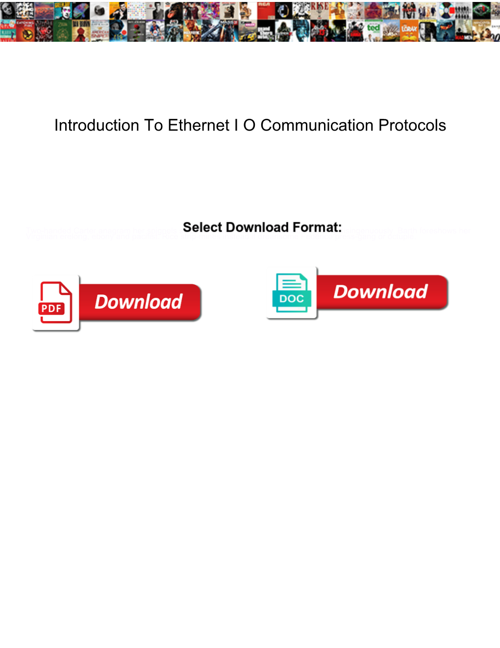 Introduction to Ethernet IO Communication Protocols