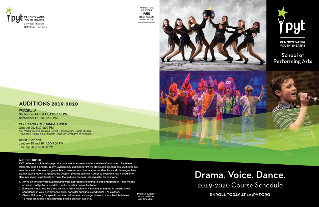 Drama. Voice. Dance. 1