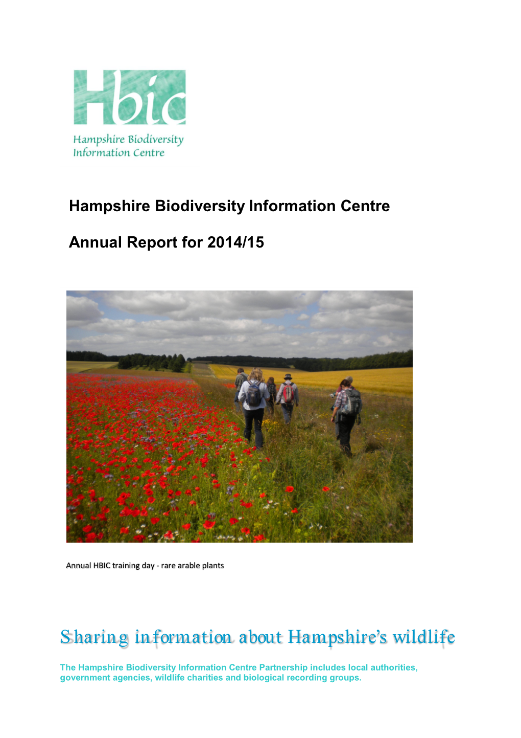 Sharing Information About Hampshire's Wildlife