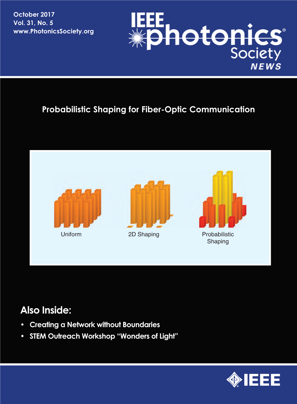 Probabilistic Shaping for Fiber-Optic Communication Also Inside