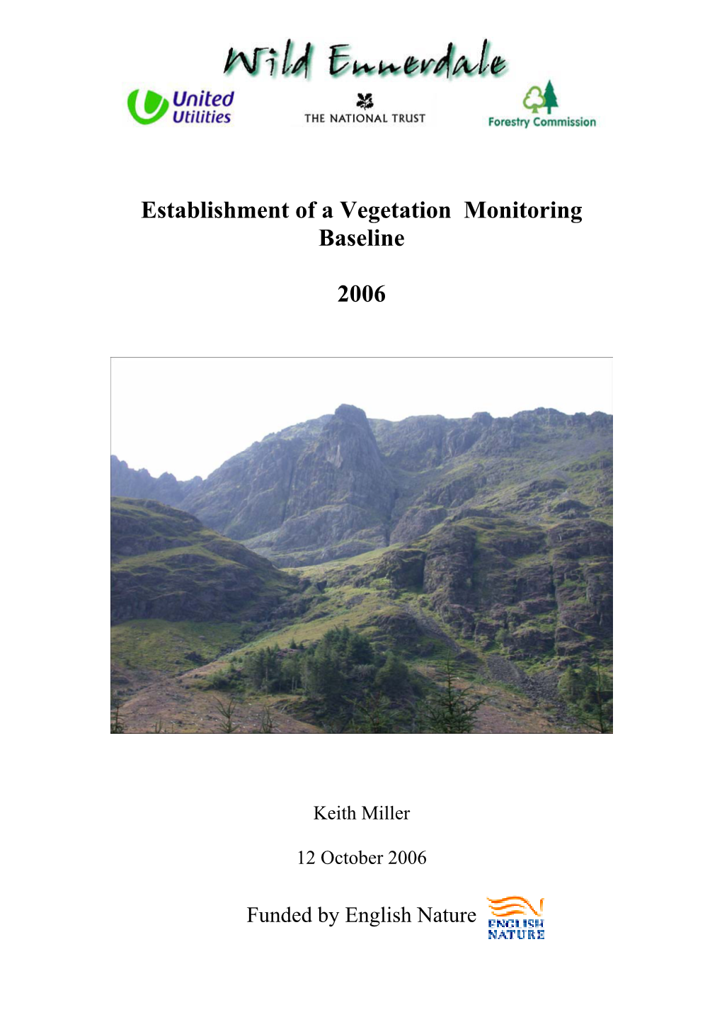 Establishment of a Vegetation Monitoring Baseline 2006