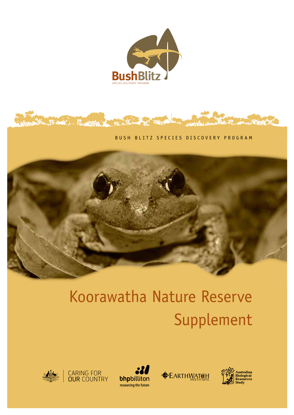 Koorawatha Nature Reserve Supplement Contents Key