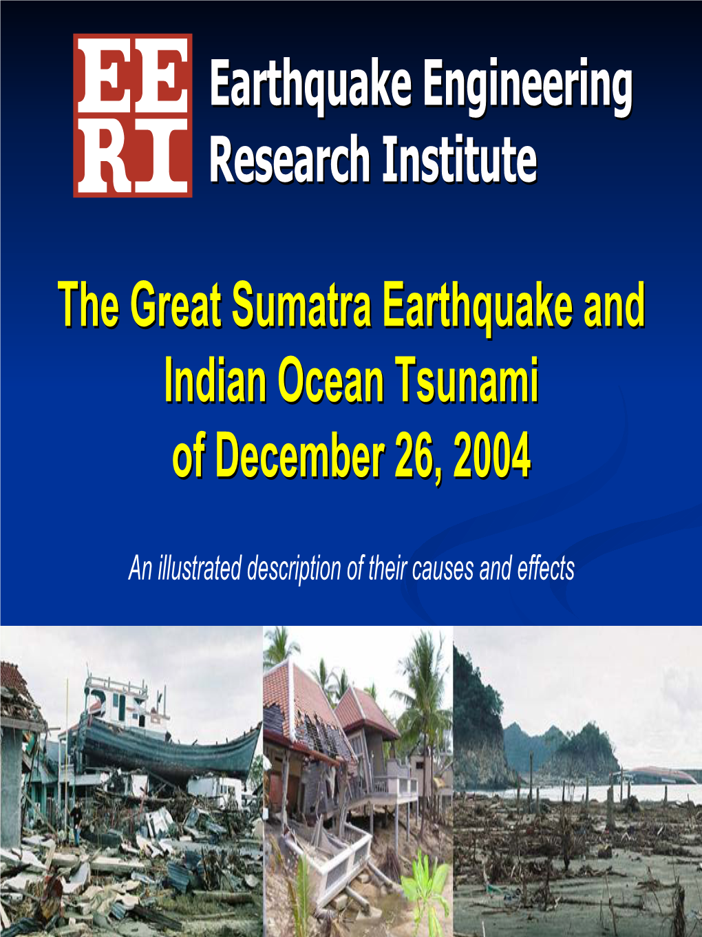 The Great Sumatra Earthquake and Indian Ocean Tsunami