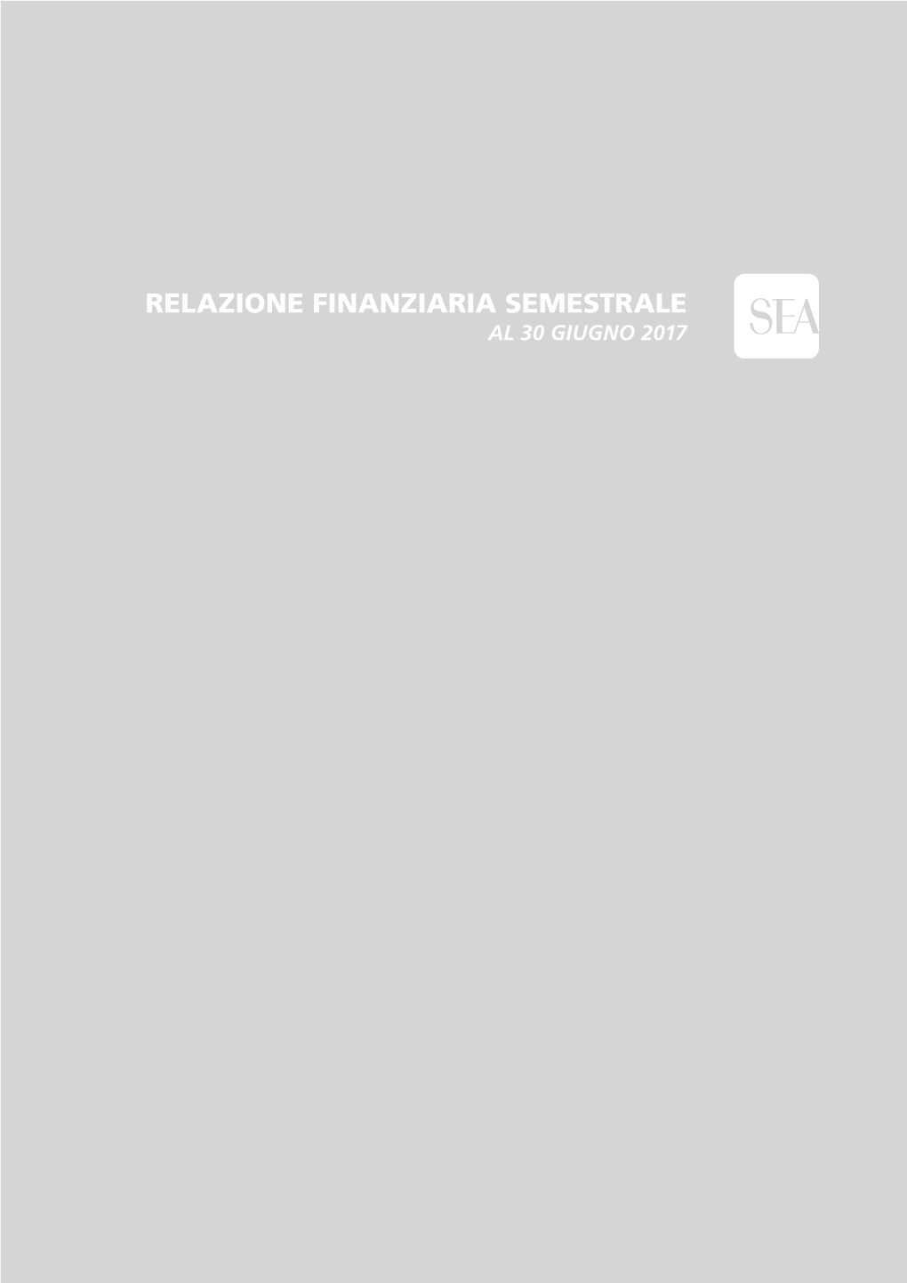 Relazione Finanziaria Semestrale