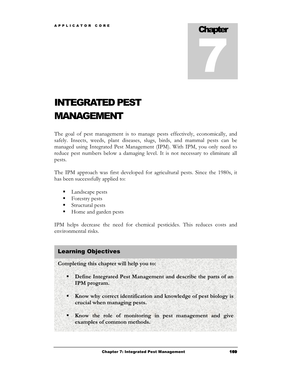 Integrated Pest Management