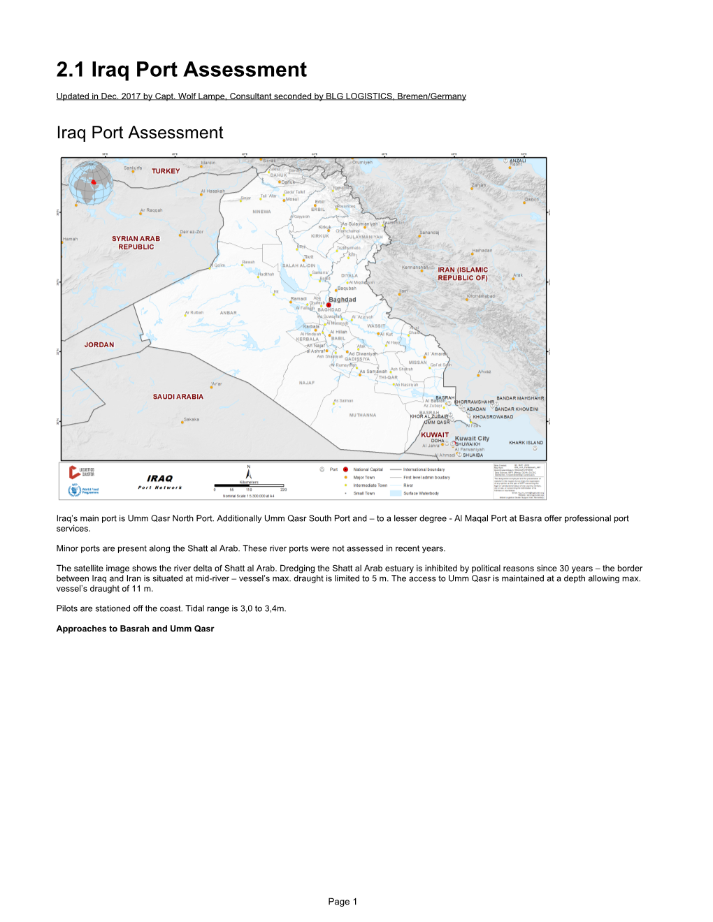 2.1 Iraq Port Assessment