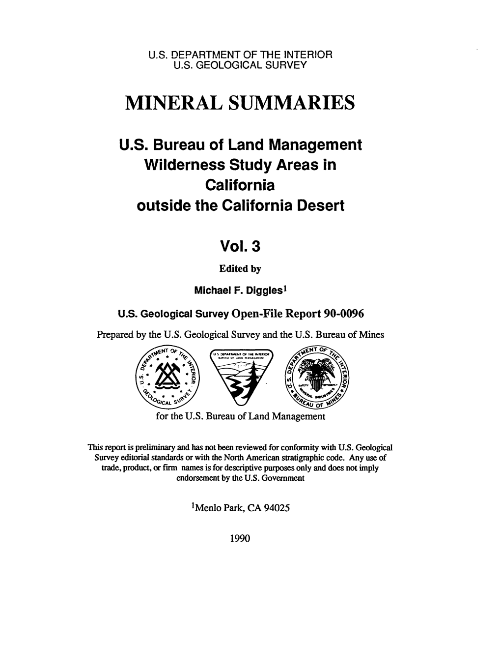 Mineral Summaries