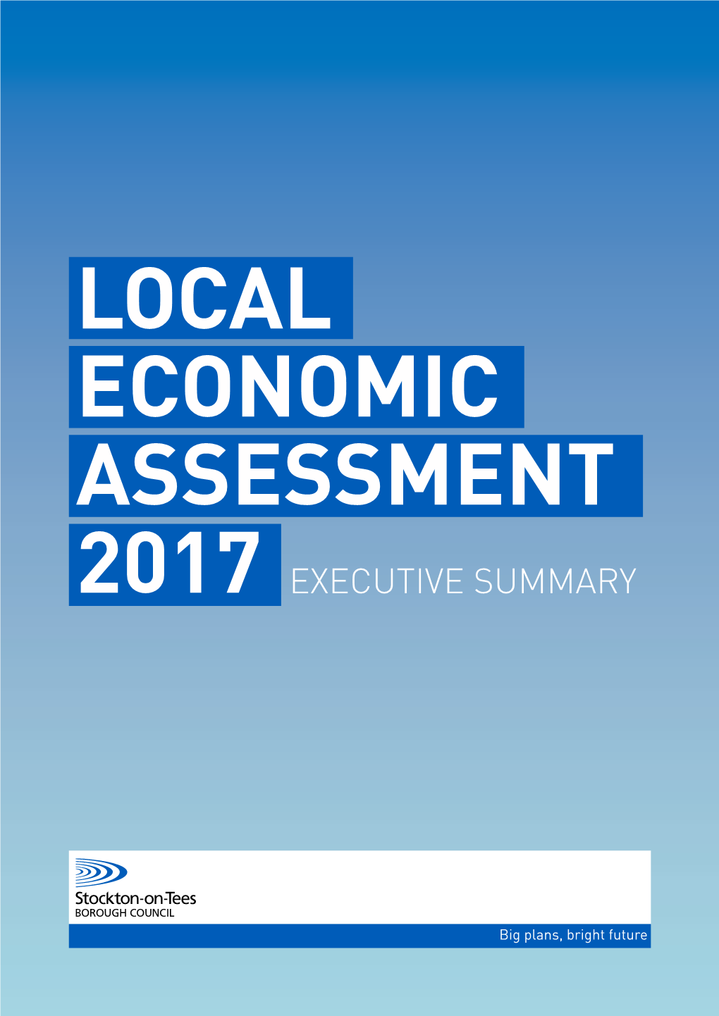 Local Economic Assessment 2017 Executive Summary