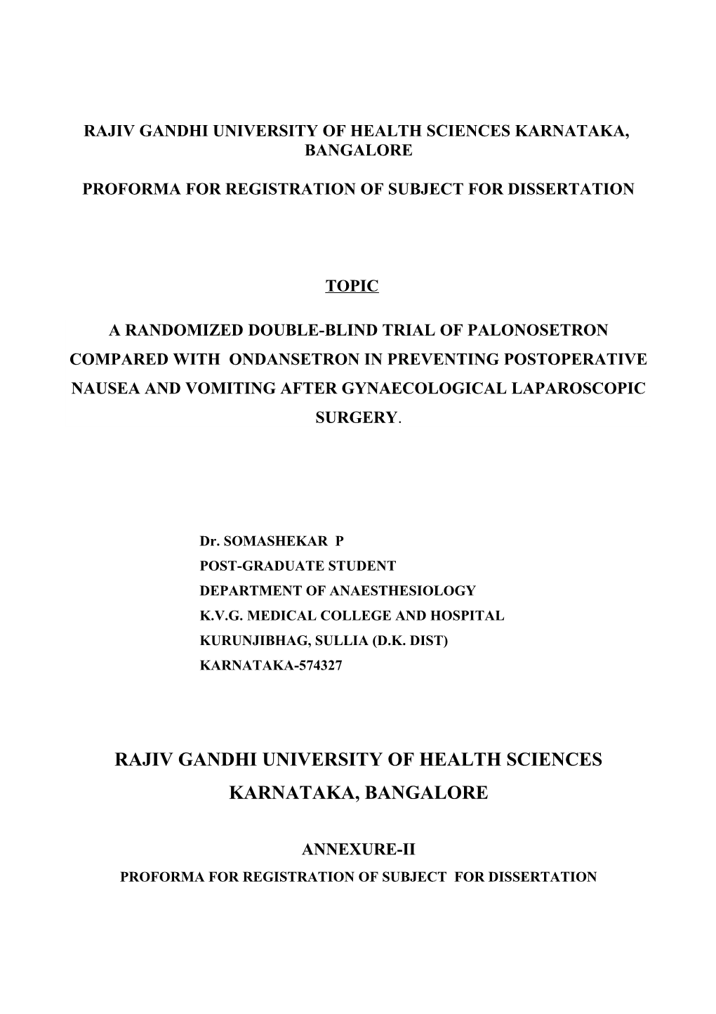 Rajiv Gandhi University of Health Sciences Karnataka s37