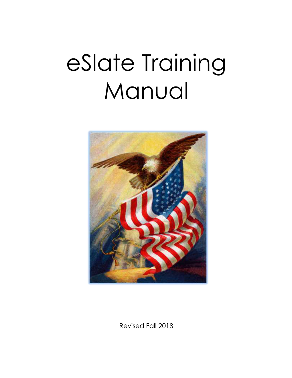 Eslate Training Manual