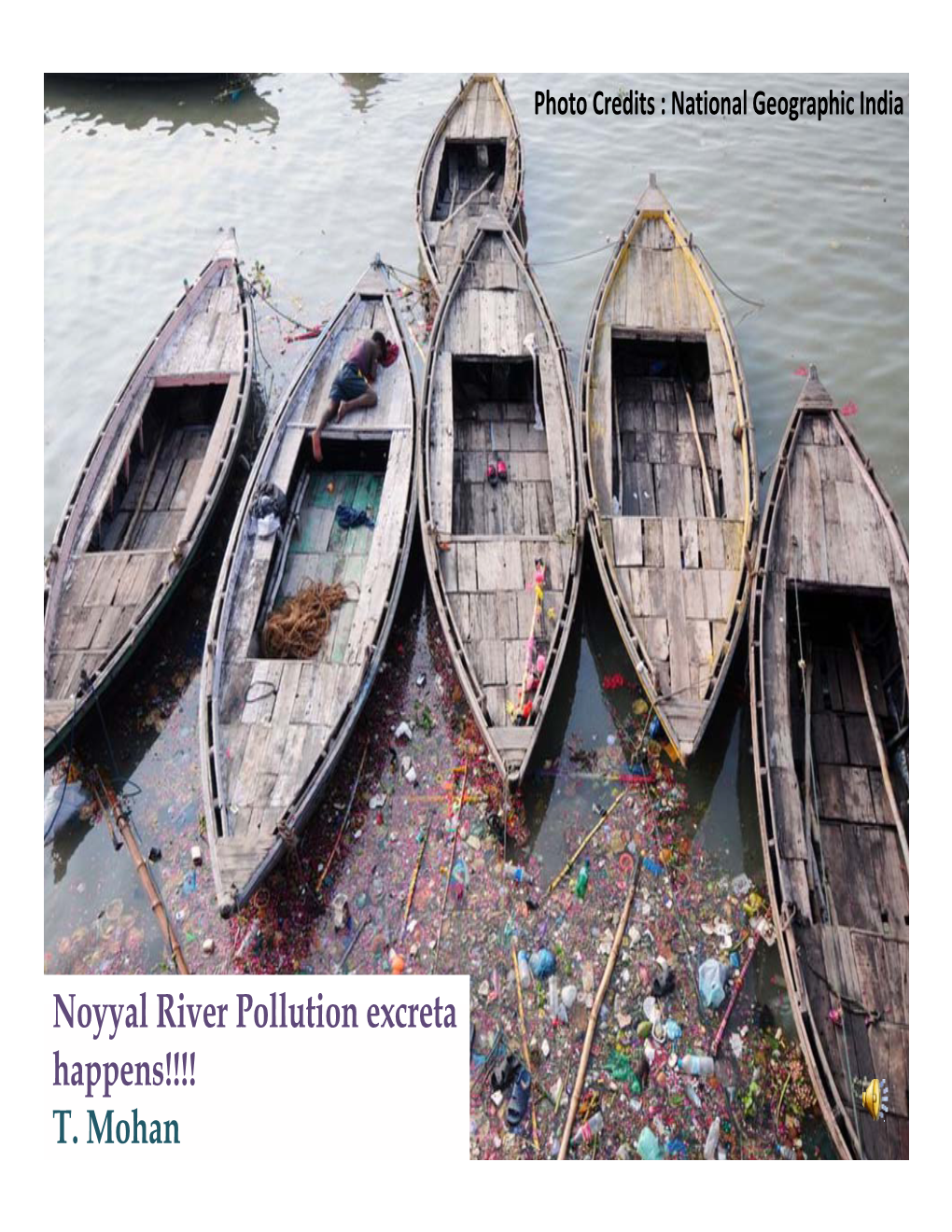 Noyyal River Pollution Excreta Happens!!!!