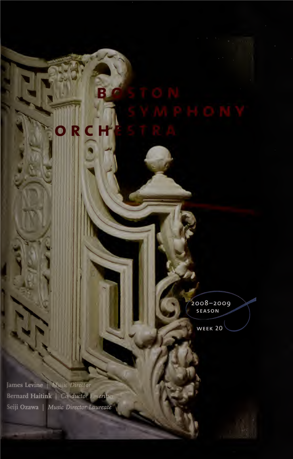 Boston Symphony Orchestra Concert Programs, Season 128, 2008-2009
