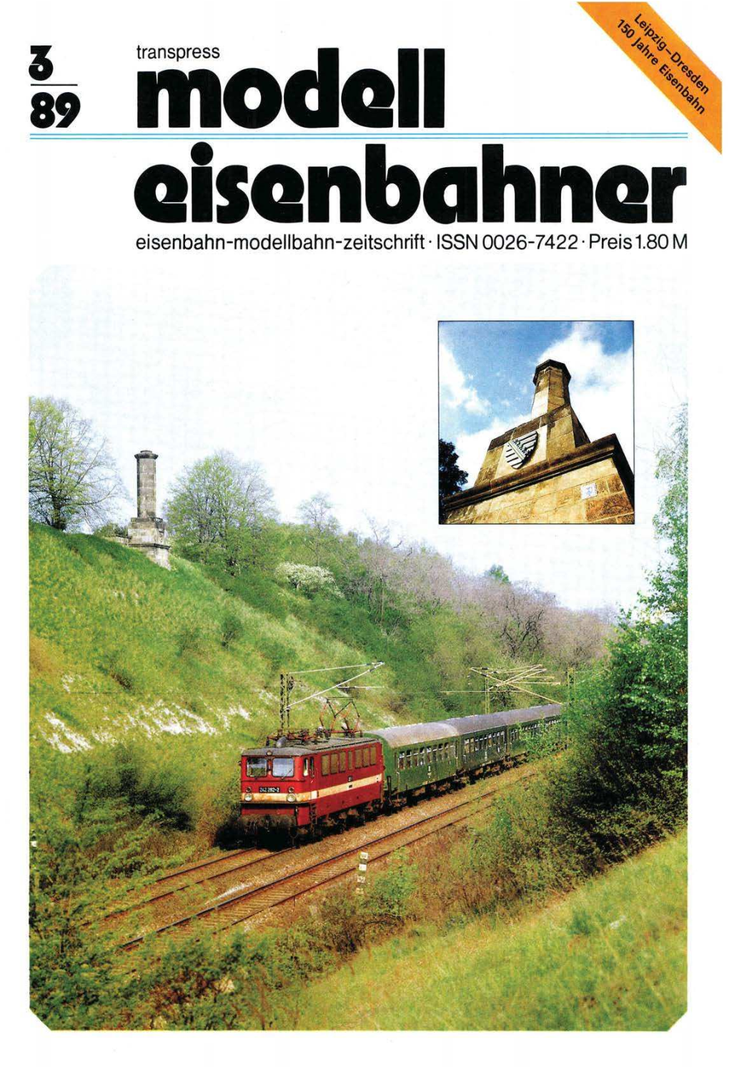 Eisenbahn-Modellbahn-Zeitschrift · ISSN 0026-7422 ·Preis 1.80 M Alsan Bahn Mosaik