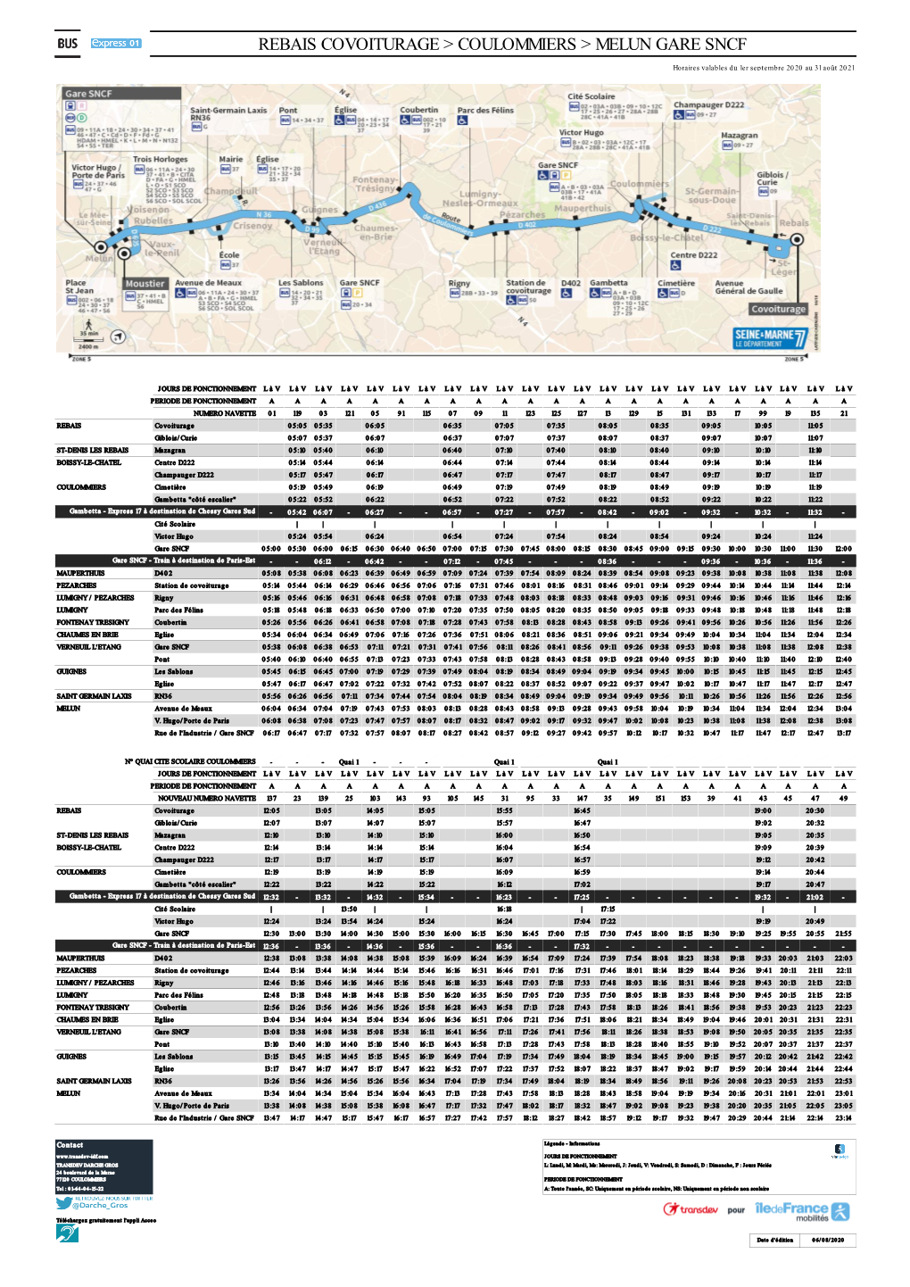 Consultez Les Horaires