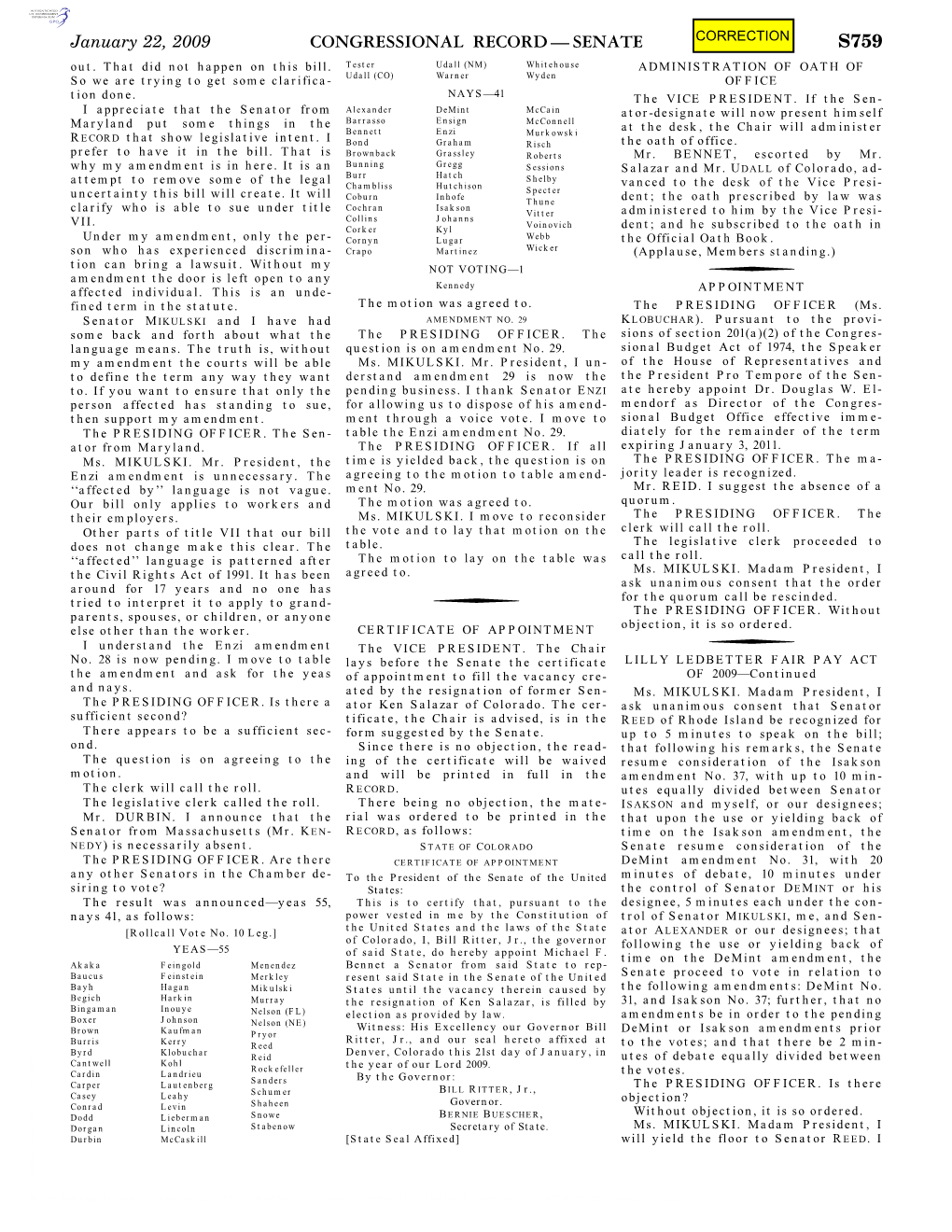 Congressional Record—Senate S759