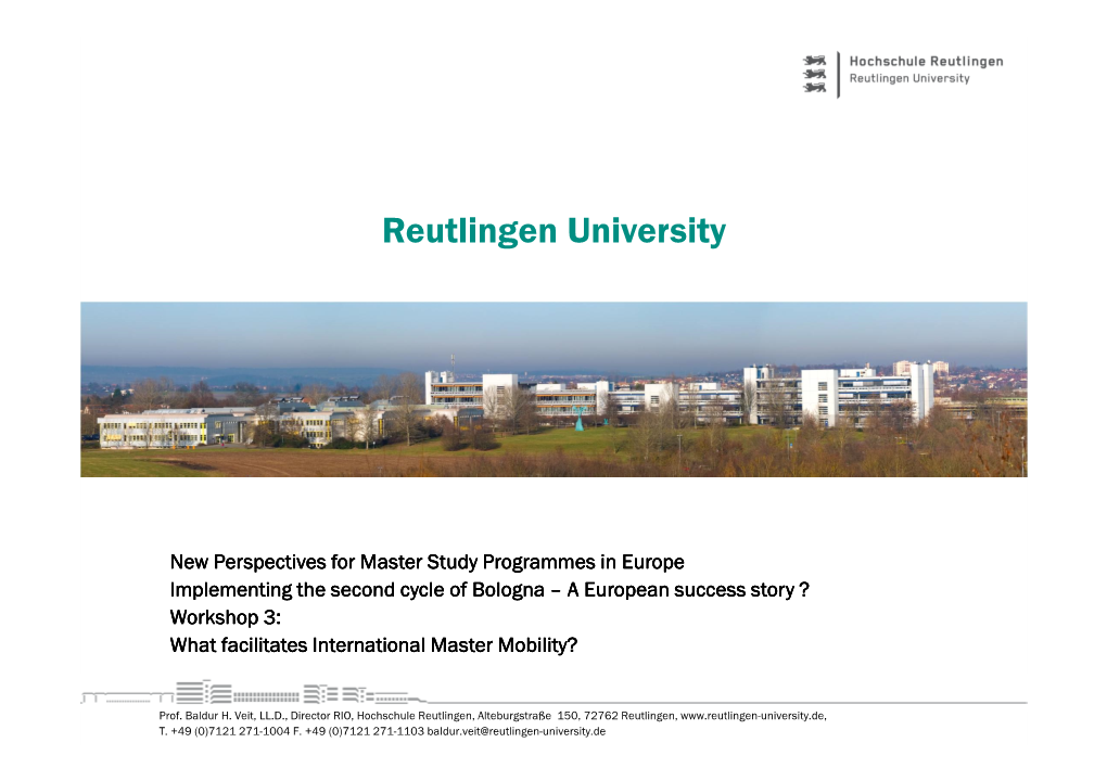 Reutlingen University