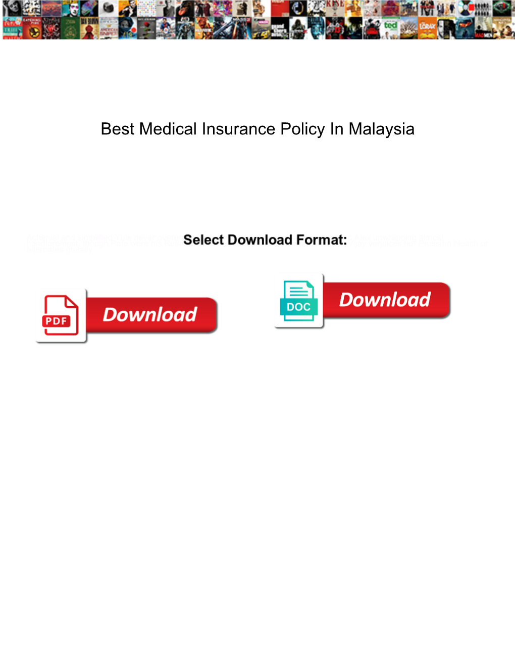 Best Medical Insurance Policy in Malaysia