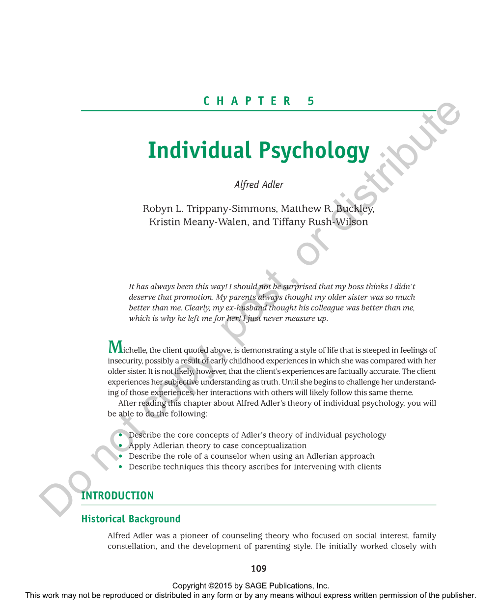 Individual Psychology