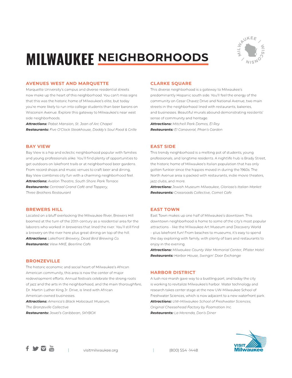 Milwaukee Neighborhoods