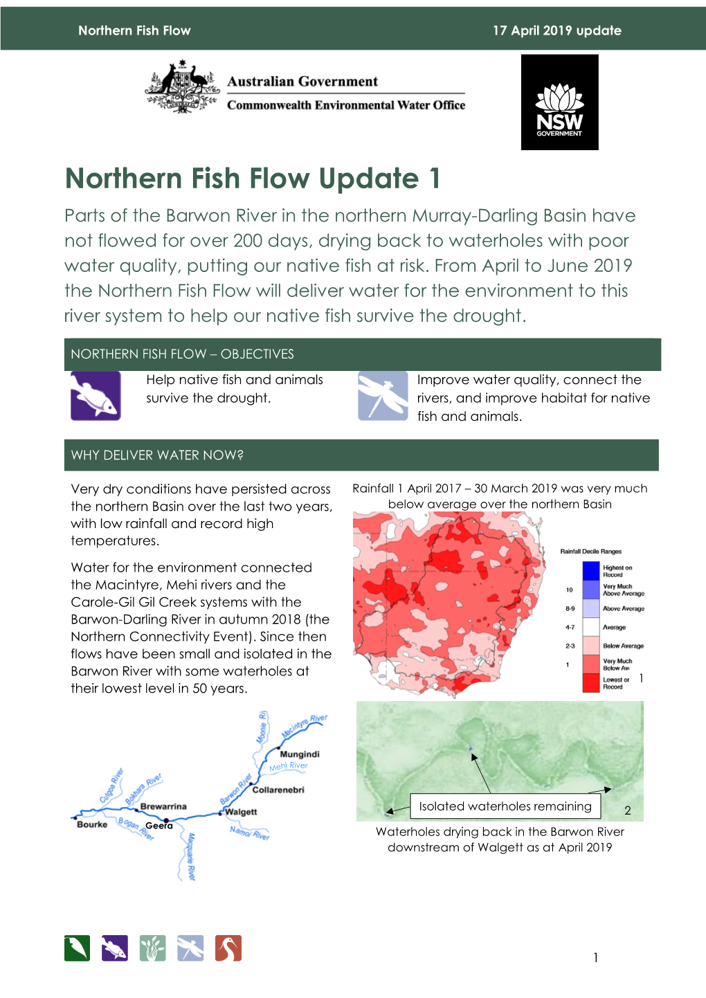 Northern Fish Flow Update 1