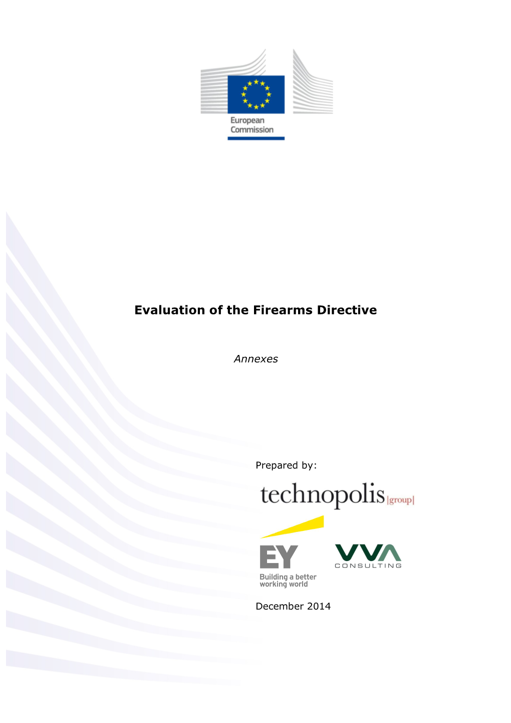 Study on the Evaluation of the Firearms Directive