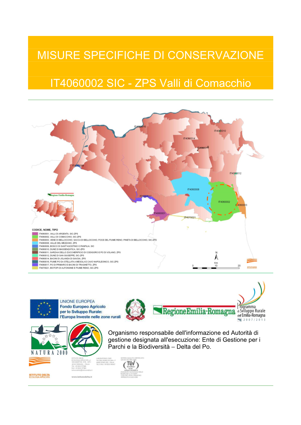 Misure Specifiche Di Conservazione It4060002