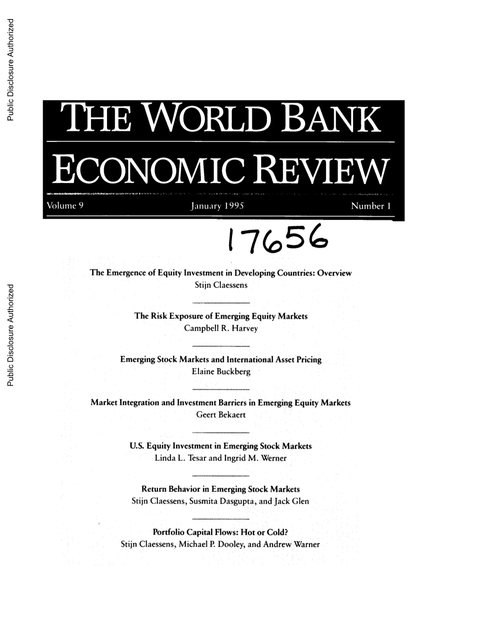 World Bank Document