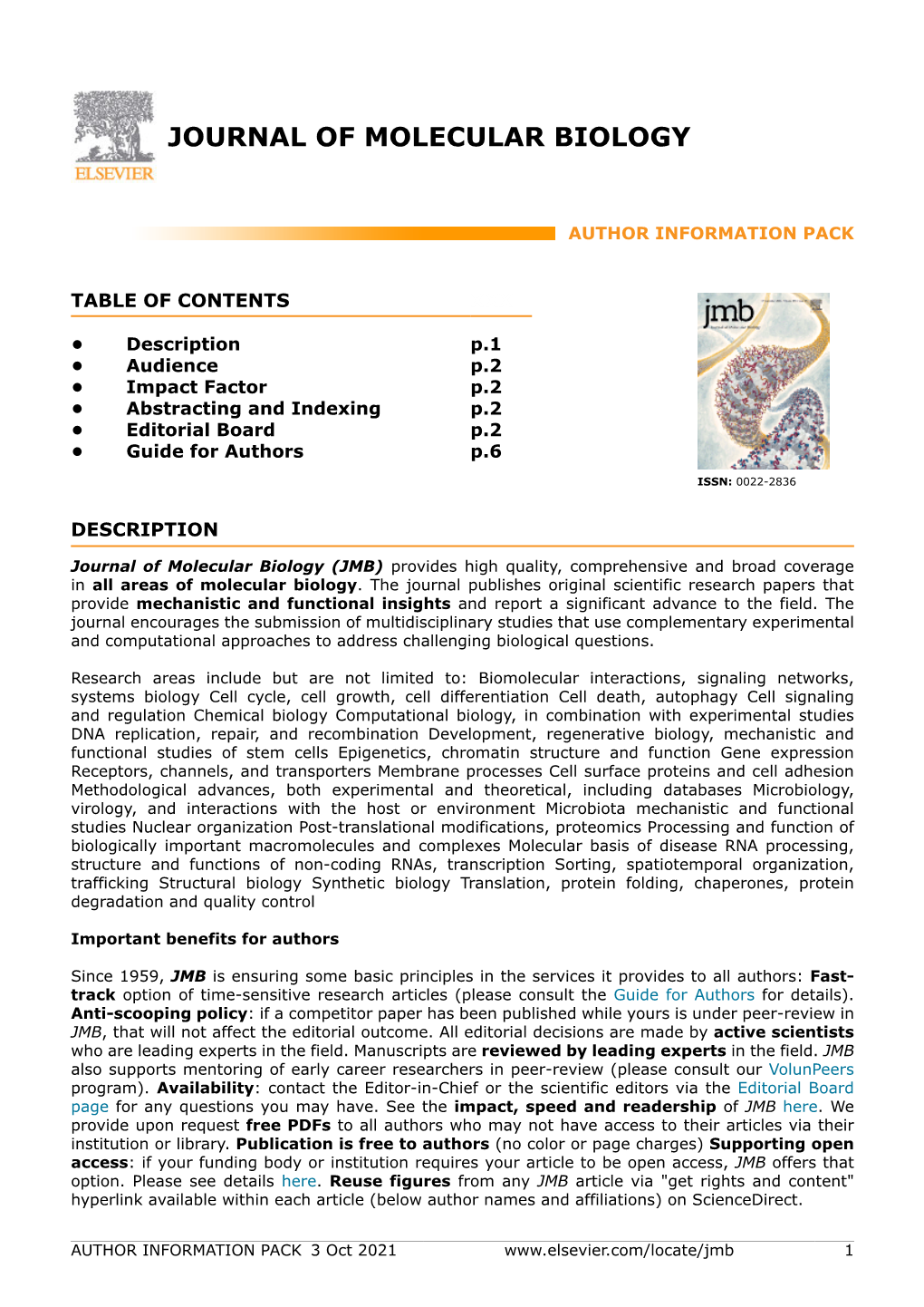 Journal of Molecular Biology