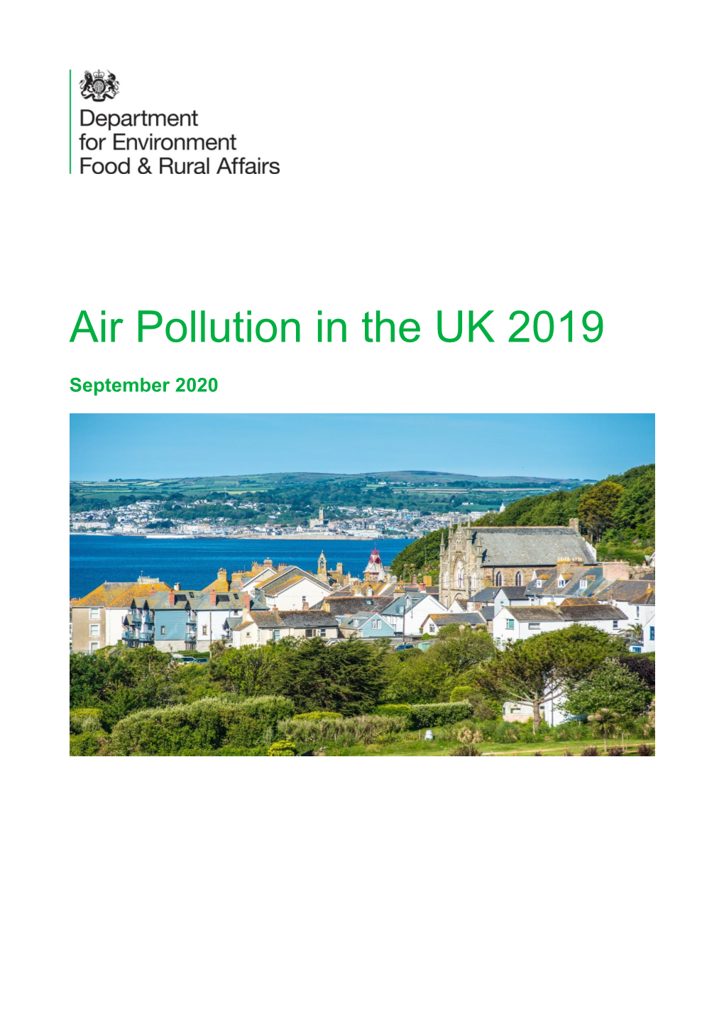 Air Pollution in the UK 2019