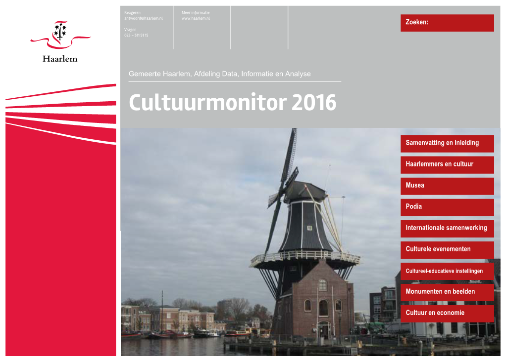 Cultuurmonitor 2016