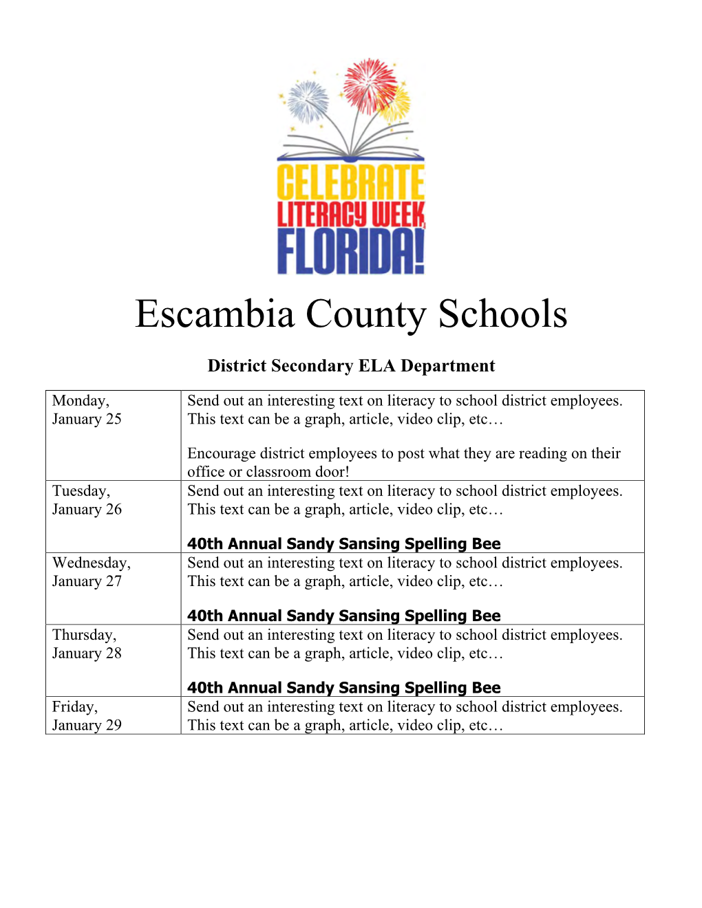 Escambia County Schools